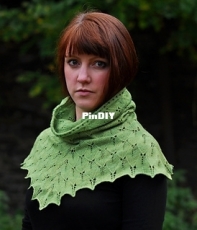 Lady of the Wood Lace Wimple by Ann Kingstone