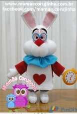 Mamae Corujinha - Bunny Alice - Soft Doll - Portuguese