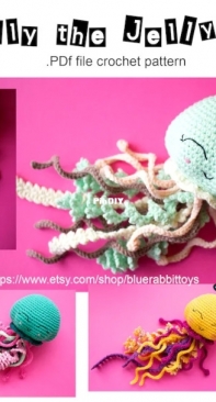Blue Rabbit - Irina Tocelovska - Jilly the Jellyfish - English