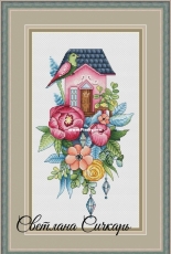 House with Peonies by Svetlana Sichkar
