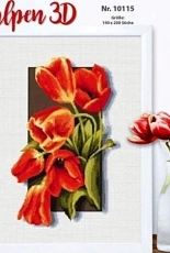 Dein Kreuzstich  Magazine- Coricamo 10115 Tulips 3D