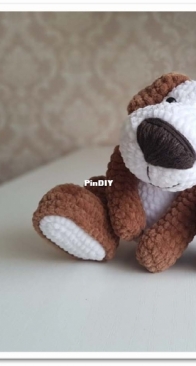 Crochet Wonders Design - Olga Kurchenko - Bublik the Puppy 24 cm - English Translated