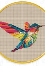 Awesome Pattern Studio #309 - Mandala Hummingbird