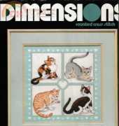 Dimensions 3715 Feline Foursome