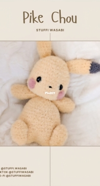 Pike chou-English crochet pattern by STUFFI.WASABI