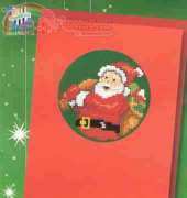Vervaco 12.101 - kerstkaart Santa