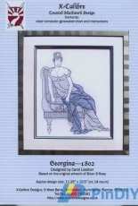 X-Calibre - Carol Leader - Georgina 1802 -Blackwork