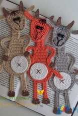 Little Owls Hut 063 - Svetlana Zabelina - Goat Bookmark - Russian