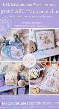 Les Brodeuses Parisiennes LBP - Le Grand ABC Mon Petit Chaton by Veronique Enginger XSD