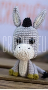 Crochê e Eu Crochêeeu - Bruna Nascimento  - Burro - Portuguese