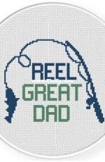 Daily Cross Stitch - Reel Great Dad