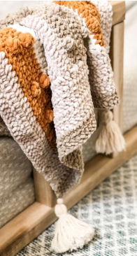 Scandi Grey - Daria Kirchkesner - Bubblebow Blankie - Rainbow Blanket - German
