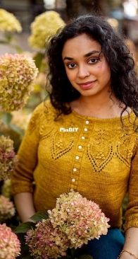 Flower Child Cardigan by Wool & Pine