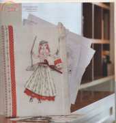 Rouge Antique-Jeune Fille Romantique-part of a French Magazine