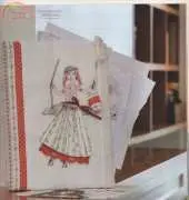 Rouge Antique-Jeune Fille Romantique-part of a French Magazine