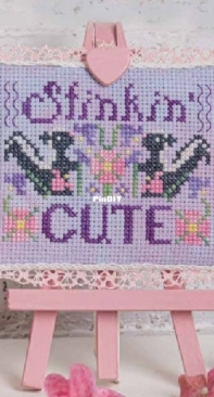 Stinkin Cute by Frony Ritter Designs from Just Cross Stitch - February 2023 PCS + XSD