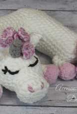 Croch Eh Patch - Hollys Hobbies - Holly McNevan - Travel Pillow unicorn Add On