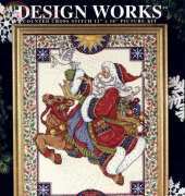 Design Works 5441 Santa On Reindeer by Joan Elliott