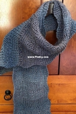 Waves of Blue Scarf by Jolene Dalton Gailey-Free