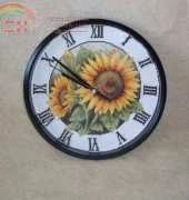 Sunflower clock