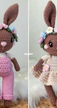 Ninnis Virkstagram - Emmas Handcraft - Stella the Bunny