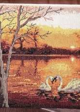 Swan Lake by Maria Diaz from Cross Stitch Collection 231