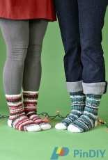 Universal Yarn-Holly Jolly Socks or Stockings by Universal Yarn Design Team-Free