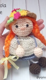 Pipizzuella Crochet - Maira Tessino - Bambola Anne - Spanish - Free