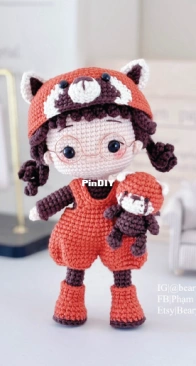Beary Bearnita - Phạm Hiền Hạnh - Red Panda Doll
