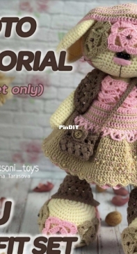 Crochet Bunny Art - Irina Tarasova - Lilu outfit set