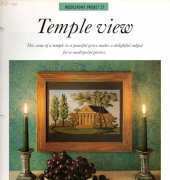 discovering needle craft needlepoint project 27 temple view