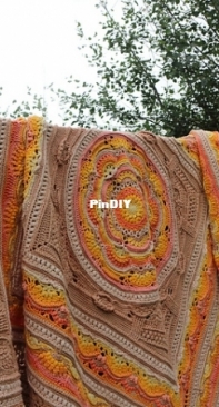 Hooked on Sunshine - Ness - Ardith Big Girl Afghan