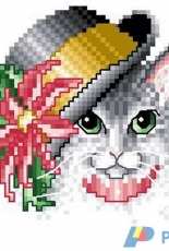 Cats in Hats Poinsettia - Pamela Kellogg