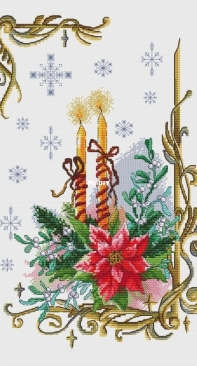 Christmas candles by Olga Lankevich