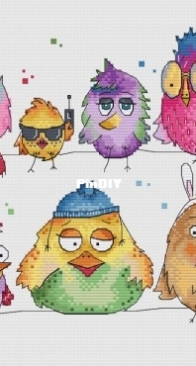 Funny Birds by Vitaliya Mishchuk XSD