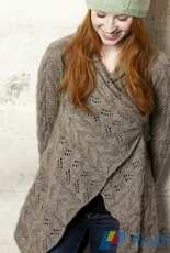 Skacel Collection, Inc.-Wayside Lace Cardigan by Schoppel-Wolle Design Team-Free