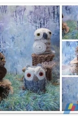 By Hook By Hand - Beth Ann Webber - Mirandas Owl Minions - Free