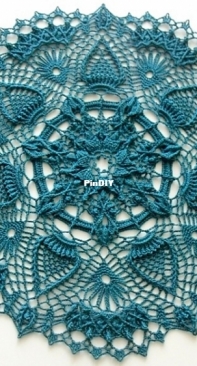 Galyna Borysova - Галина Борисова - Gloria Doily - Салфетка Gloria - Russian