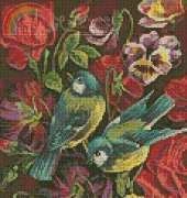 Free Cross Stitch Online - Flowers and Birds