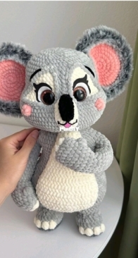 Evgenia knitted toys - Evgenia Gavrilova - Евгенией Гавриловой  -Koala - Коала - Russian