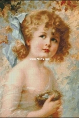 Art-goblen - Girl with Nest
