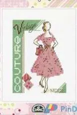 Vintage by Maria Diaz from Cross Stitch Card Collection XSD