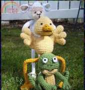 Fiber Doodles - K4TT - Springtime Friends set 2
