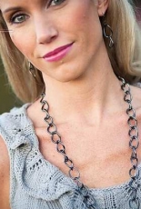 Silverlight Sleeveless Top by Maria Yarley/Elegant Economy Knits