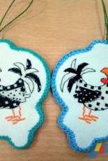 Pinkip with cockerel
