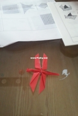 red dragonfly paper
