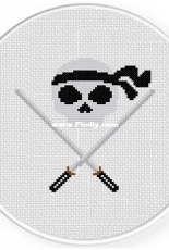 Daily Cross Stitch - Ninja Skull