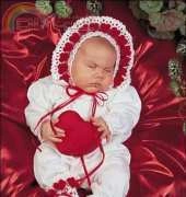 House of White Birches EAC0641 - Sandra Abbate - Little Sweetheart Bonnet and Booties - 2000