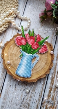 Jenica Craft - Spring Bouquet Ornament by Evgenia Chernova