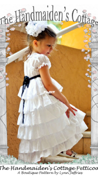 The Handmaidens Cottage - Handmaidens Cottage Petticoat - Sizes 6mo-8y